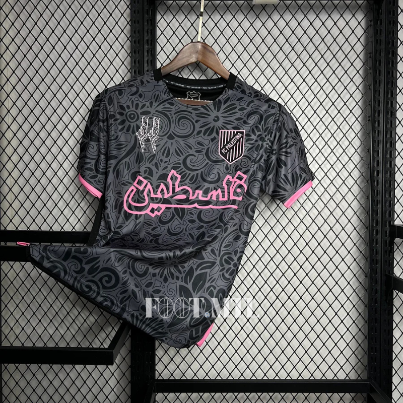 Maillot Édition Spéciale Palestine – Noir & Rose